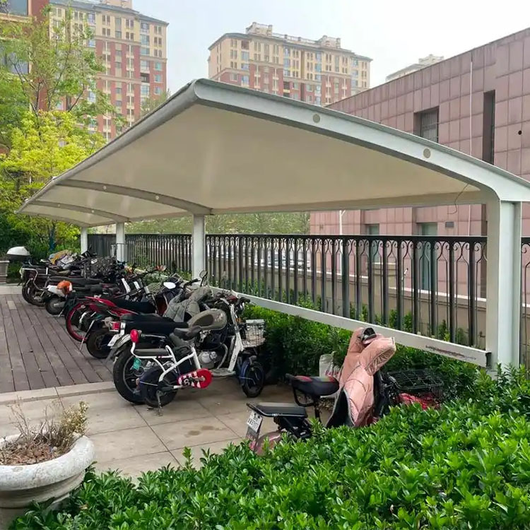 同心县膜结构电动车棚